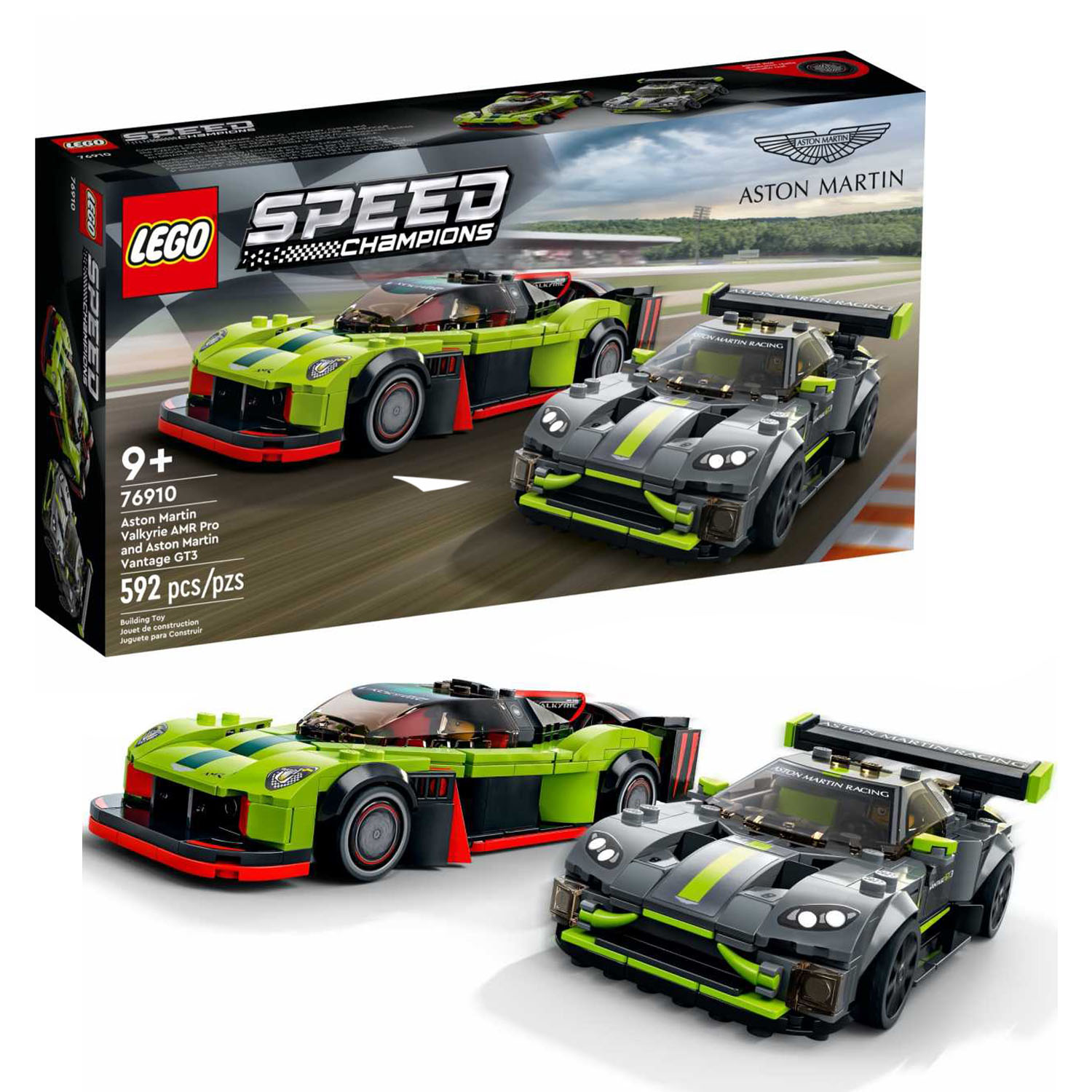 Конструктор LEGO Speed Champions 76910 Aston Martin Valkyrie AMR Pro и Vantage GT3 lego speed champions porsche 963 76916