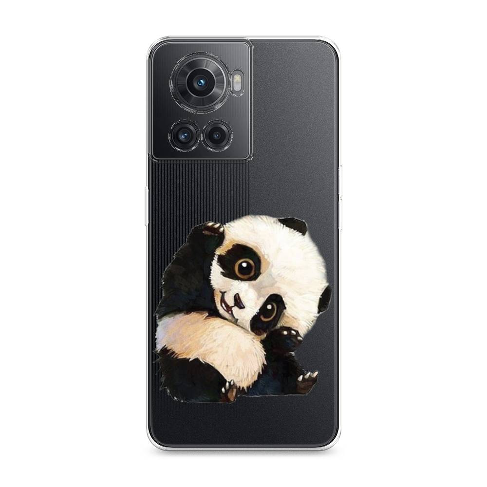 

Силиконовый чехол "Большеглазая панда" на OnePlus 10R, Большеглазая панда