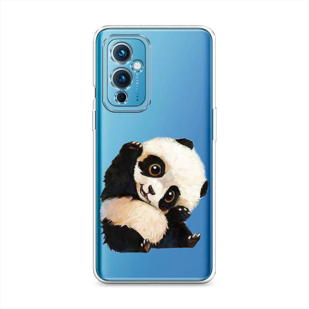 фото Силиконовый чехол "большеглазая панда" на oneplus 9 le2110 awog