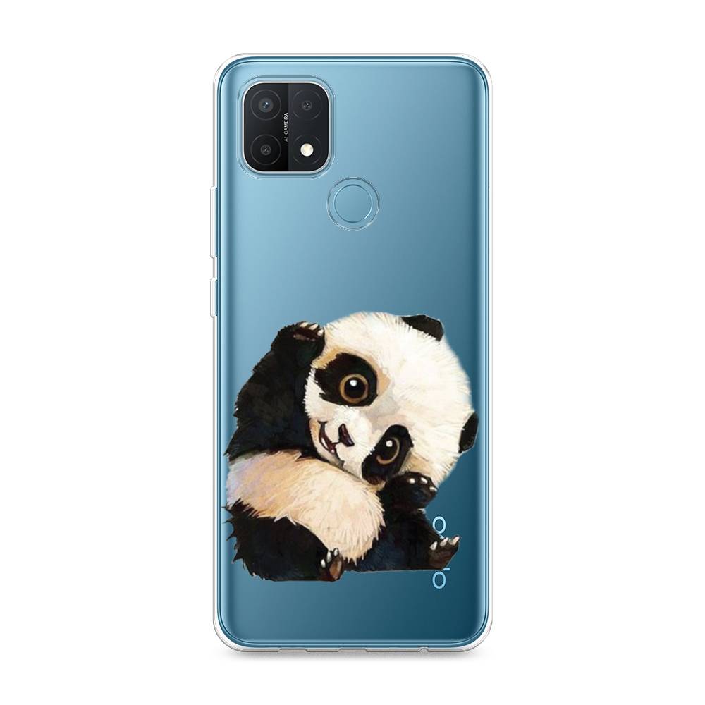 

Силиконовый чехол "Большеглазая панда" на Oppo A15s, Большеглазая панда