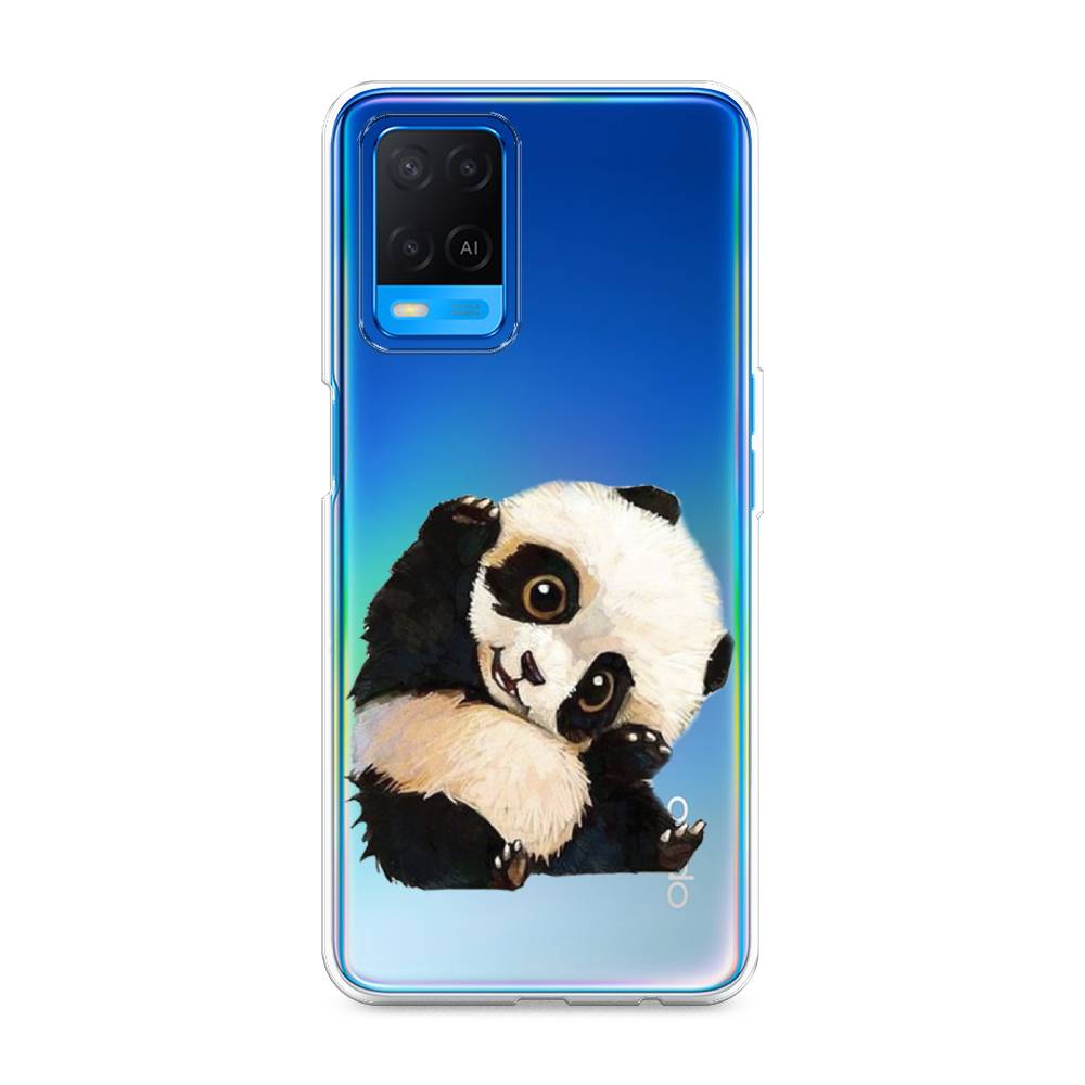 

Силиконовый чехол "Большеглазая панда" на Oppo A54, Большеглазая панда