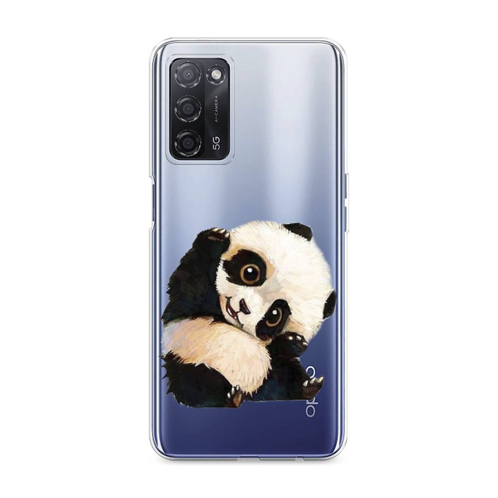 

Силиконовый чехол "Большеглазая панда" на Oppo A55, Большеглазая панда