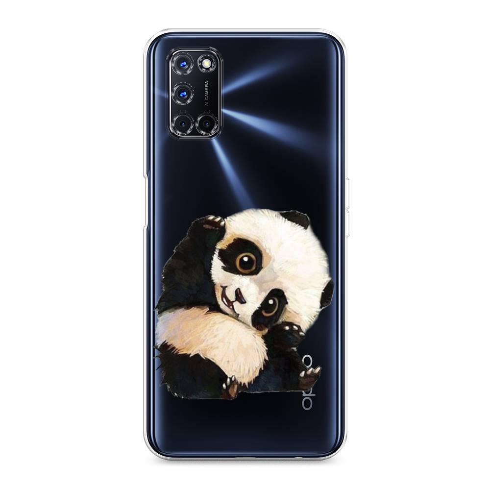 

Силиконовый чехол "Большеглазая панда" на Oppo A72, Большеглазая панда