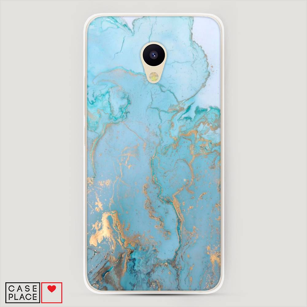 

Чехол Awog на Meizu M5c "Голубой мрамор рисунок", 72350-3