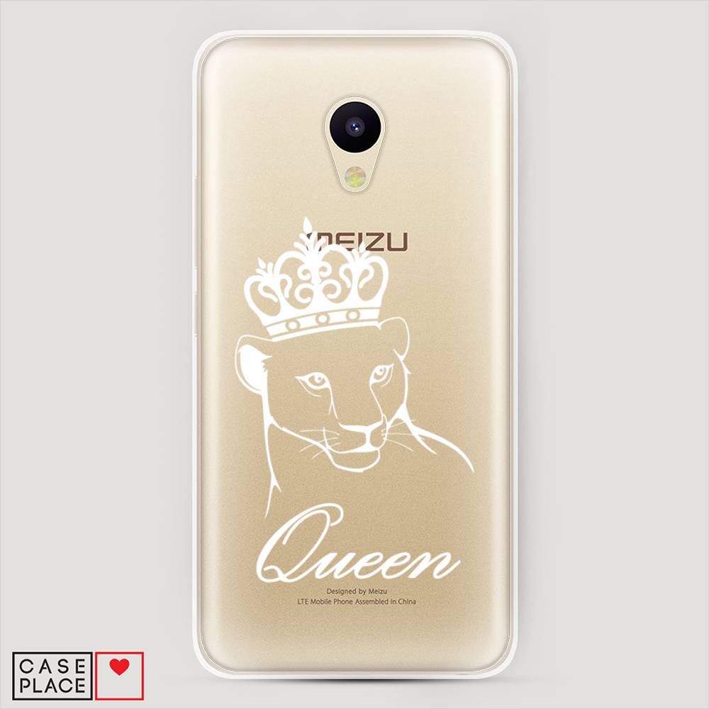 

Чехол Awog на Meizu M5c "Львица королева", Бежевый;прозрачный, 72350-7