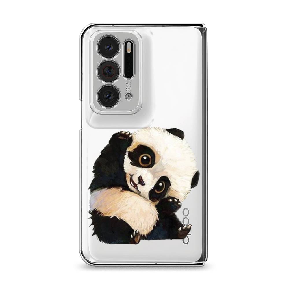 

Силиконовый чехол "Большеглазая панда" на Oppo Find N, Большеглазая панда