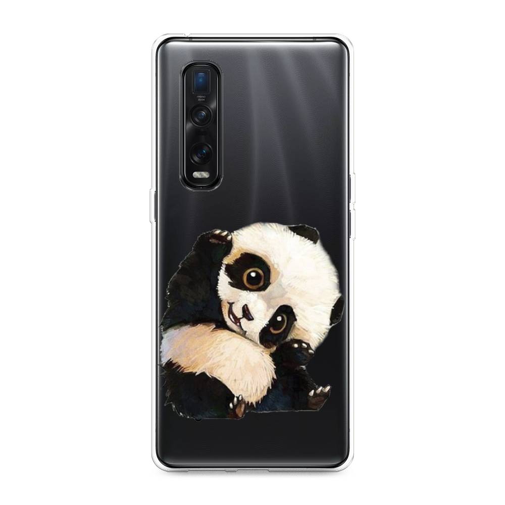 

Силиконовый чехол "Большеглазая панда" на Oppo Find X2 Pro, Большеглазая панда