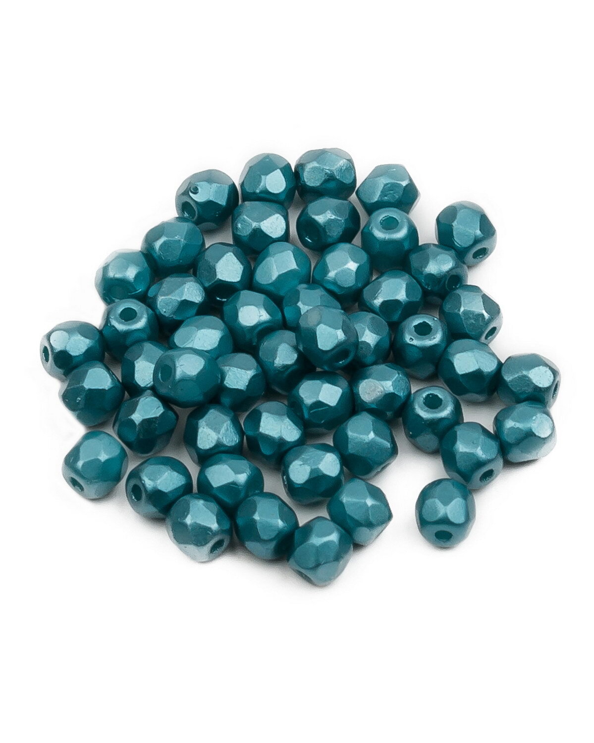 

Стеклянные чешские бусины ганеные круг р-р 3 мм Alabaster Pastel Emerald 250шт, Голубой, FP-3