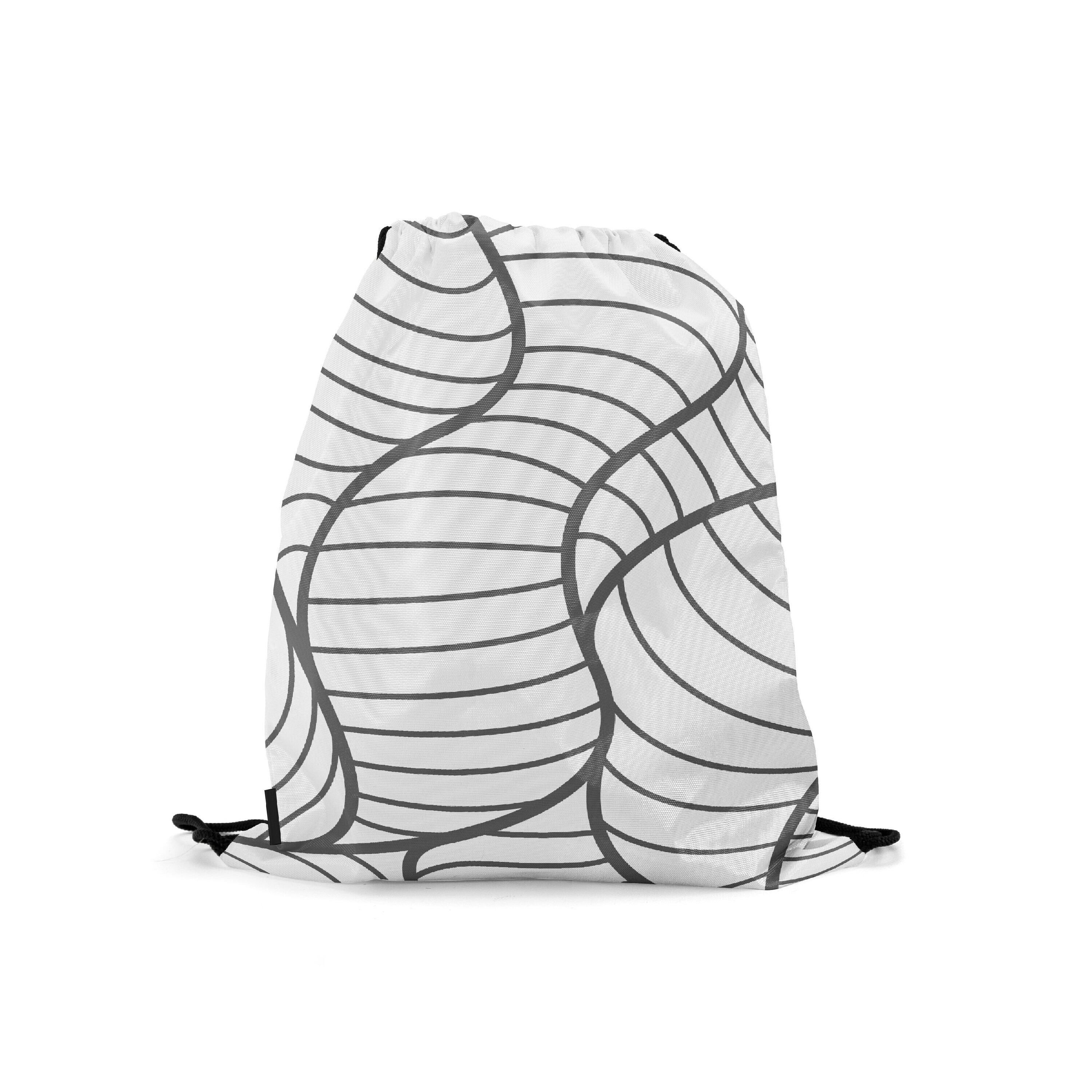

Мешок-рюкзак для сменной обуви Burnettie LinePattern02, Белый