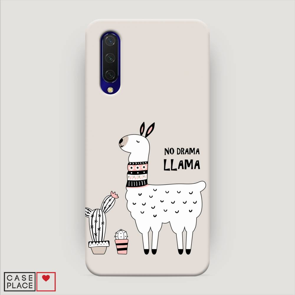 

Пластиковый чехол "No drama LLama" на Xiaomi Mi CC9, 36120-1