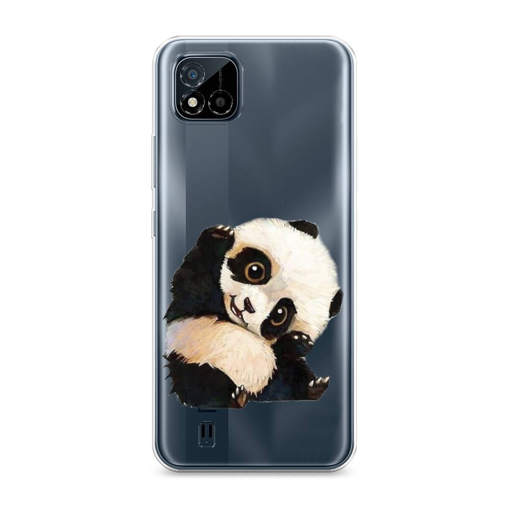 

Силиконовый чехол "Большеглазая панда" на Realme C11 (2021), Большеглазая панда