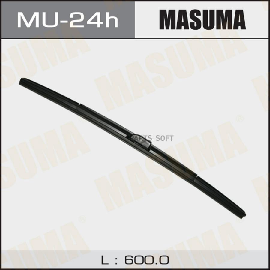 

Стеклоочиститель Гибрид. Крюк (600мм) Masuma арт. MU-24h