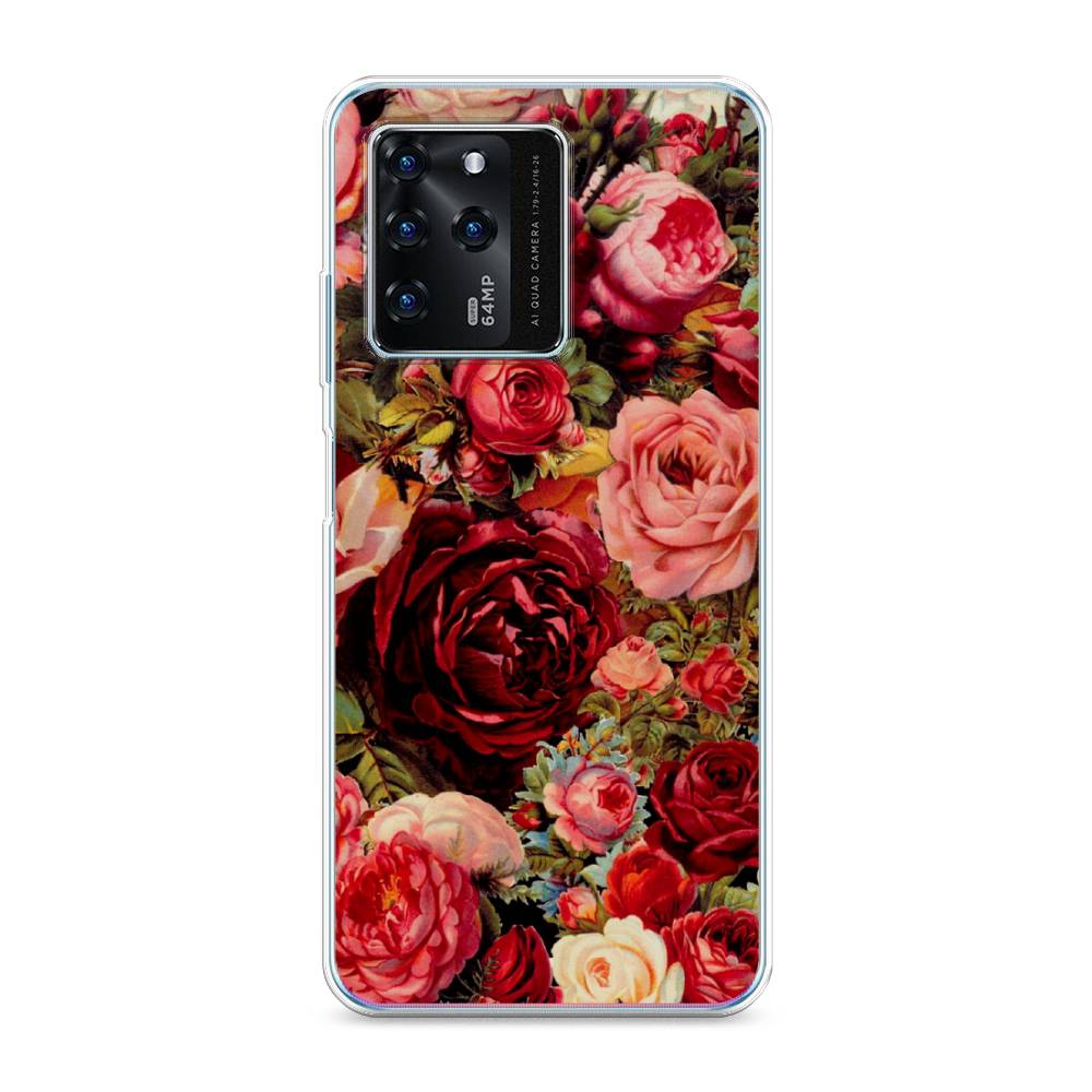 

Чехол Awog на ZTE Blade V30 / ЗТЕ Блэйд V30 "Розы винтажные", 135350-8