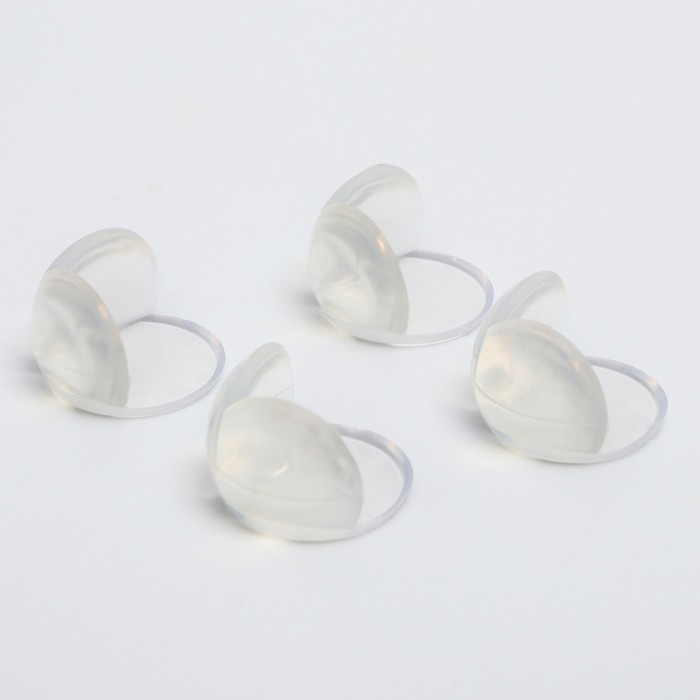 

Накладки на углы круглые, набор 4 шт., Прозрачный