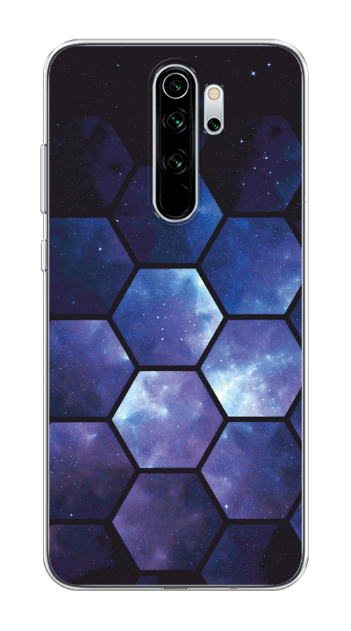 

Чехол Homey на Xiaomi Redmi Note 8 Pro "Соты космос", Черный;фиолетовый, 36650-1