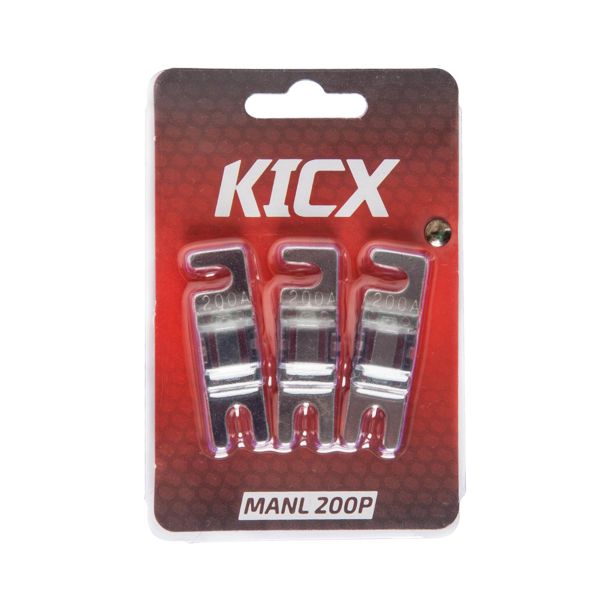 Предохранители KICX MANL200P (200A) miniANL Комплект 3шт.