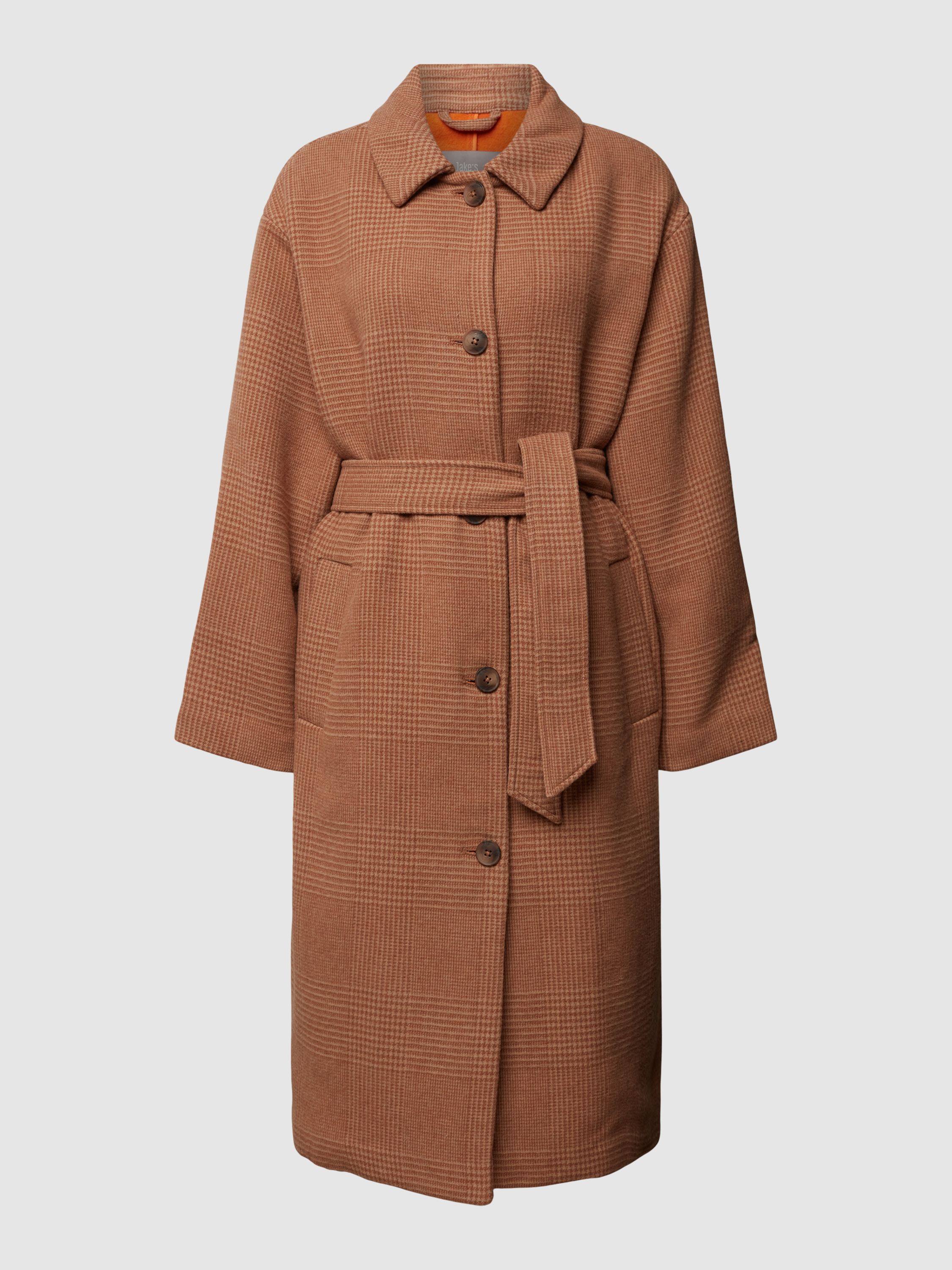 Пальто женское Jake's Collection 1606156 коричневое 42 (доставка из-за рубежа)