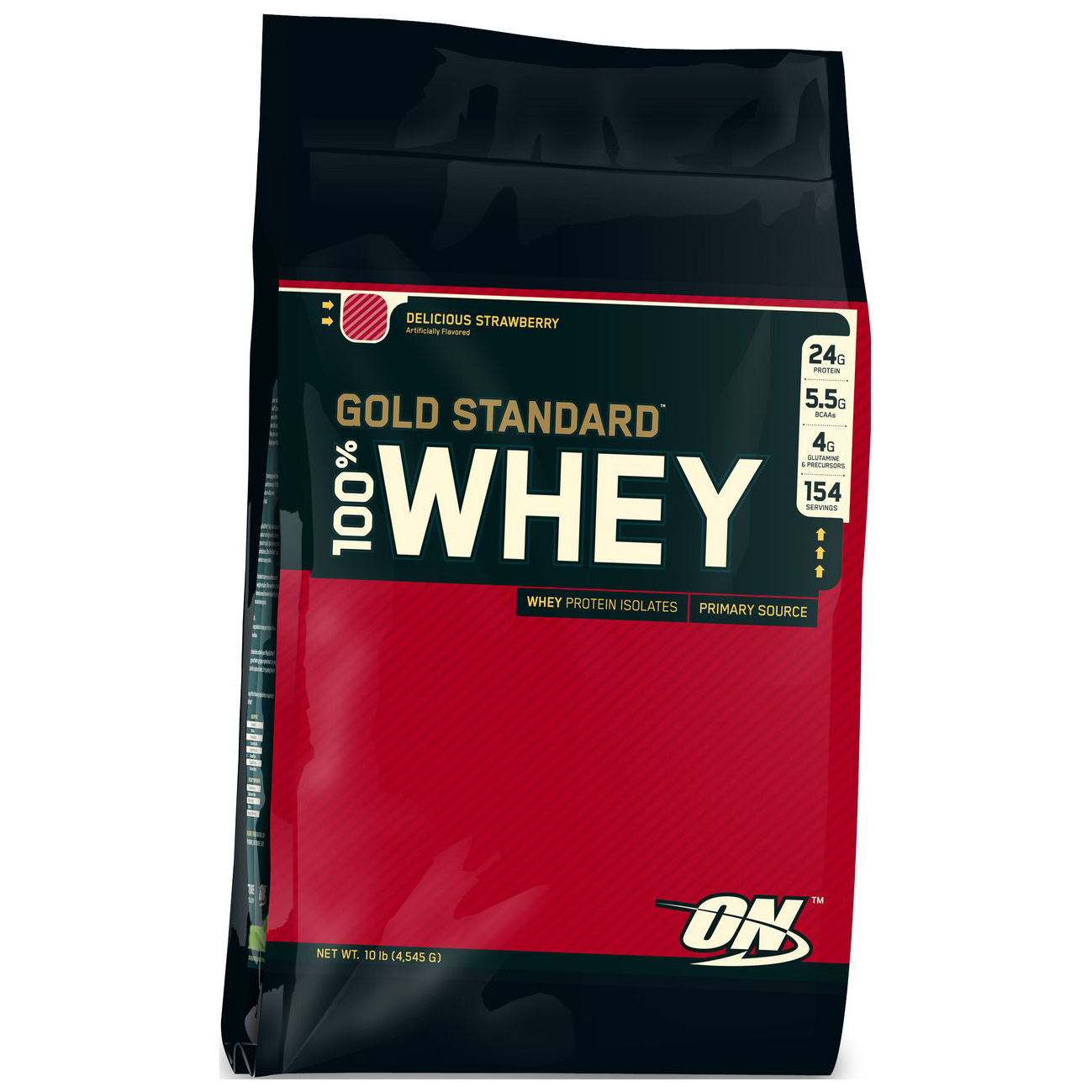 фото Протеин optimum nutrition 100% whey gold standard, 4540 г, strawberry