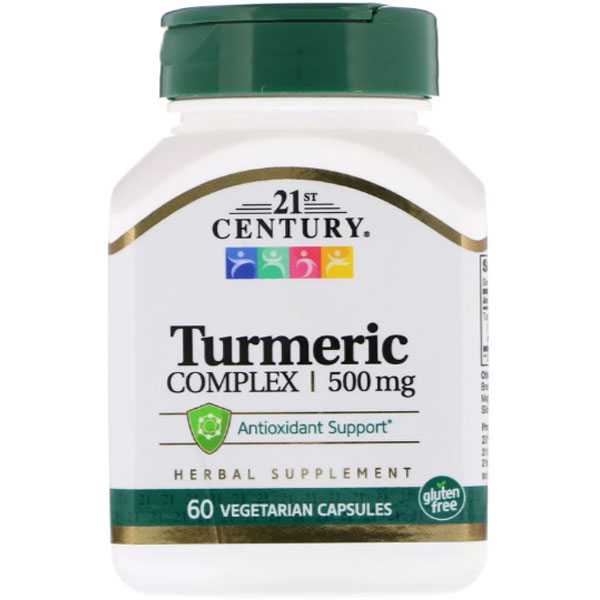 

21st Century Turmeric Complex 500 60 капсул, Turmeric Complex 500