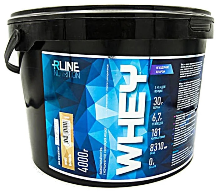 фото Протеин rline whey, 4000 г, ваниль