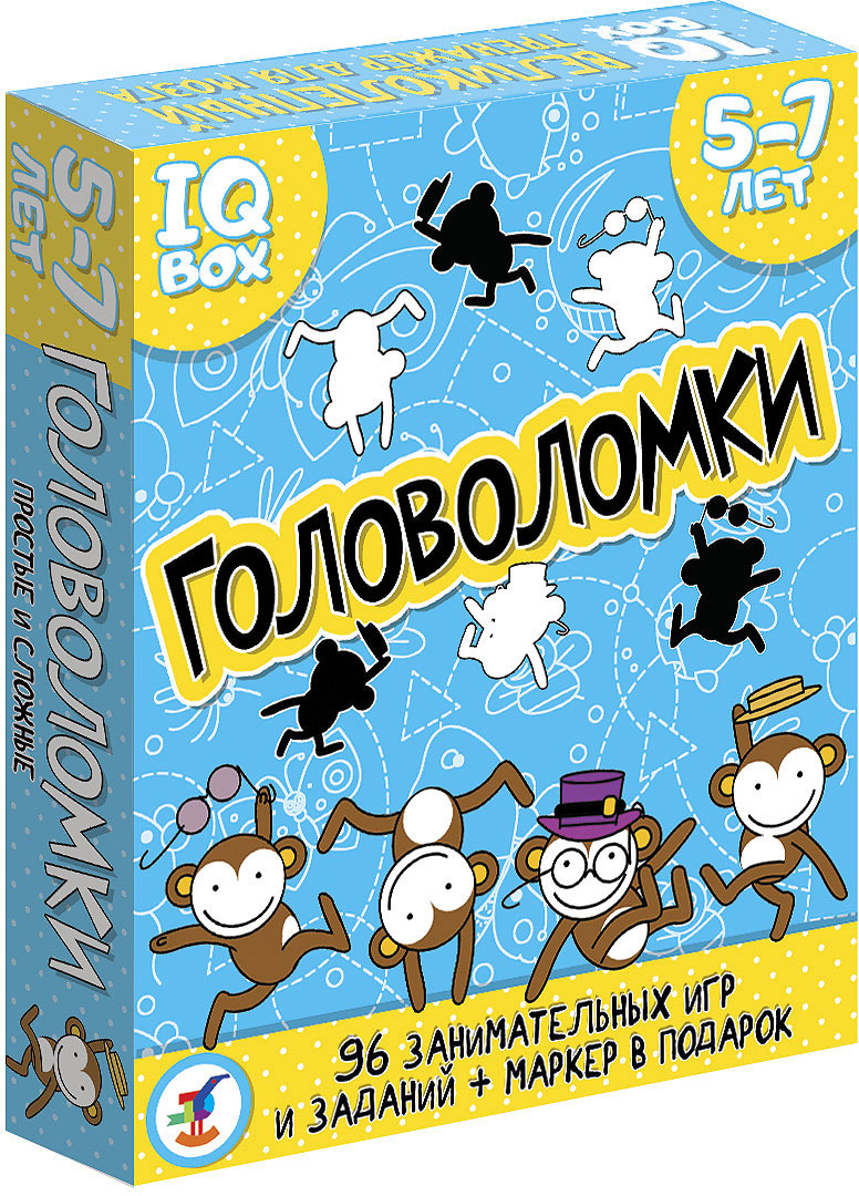 фото Игра настольная дрофа-медиа головоломки. 5-7 лет