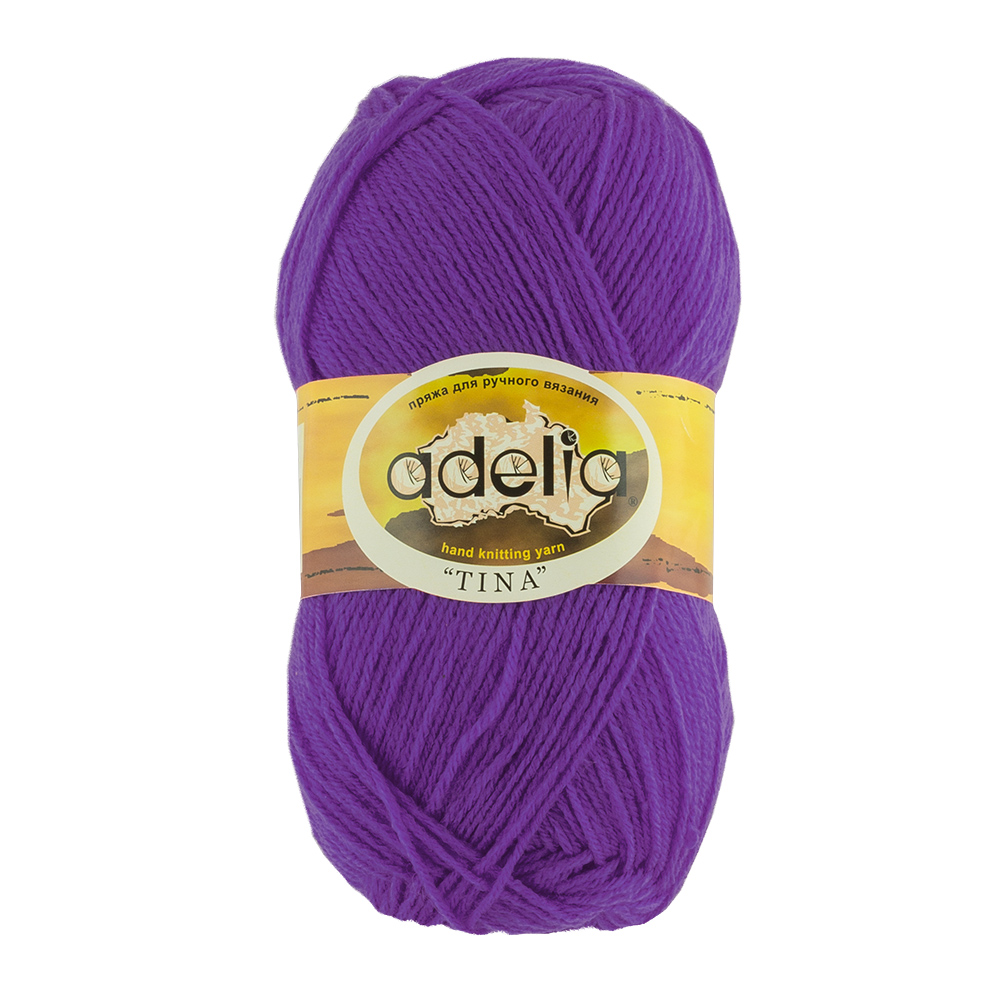 

Пряжа Adelia tina-039 TINA 039 яр.сиреневый, Фиолетовый, TINA