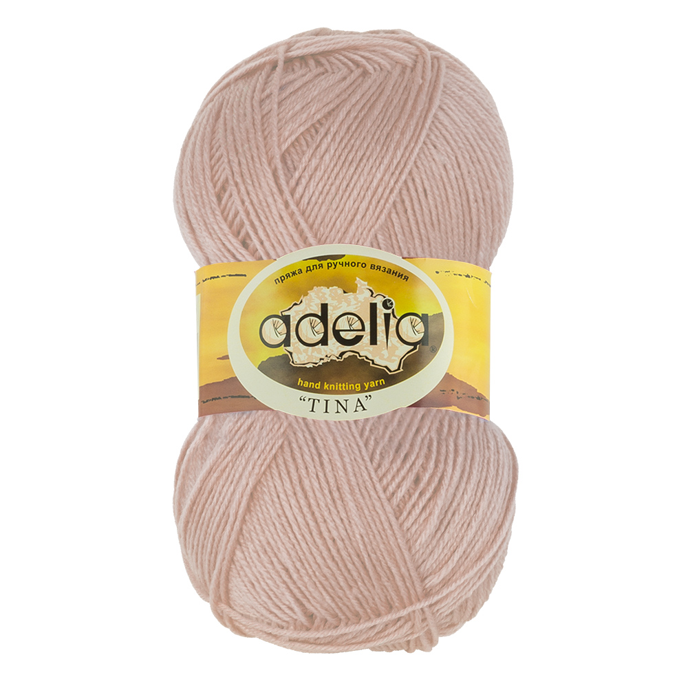 

Пряжа Adelia tina-081 TINA 081 светло-бежевый, TINA