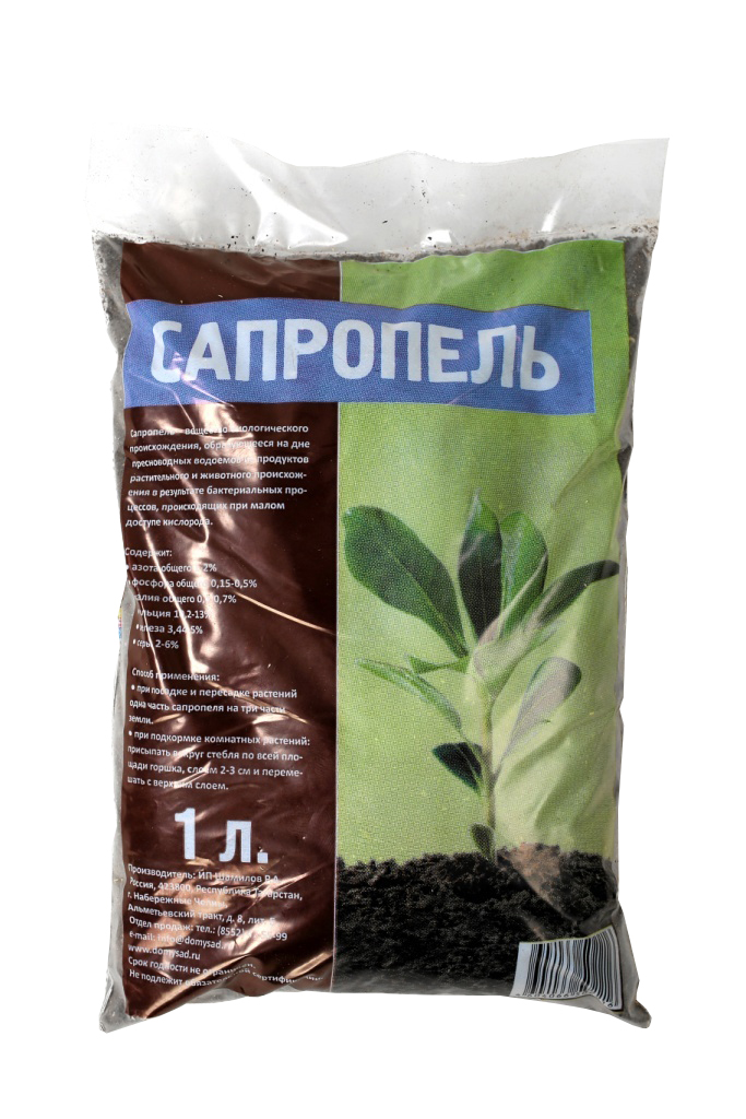 

Органическое удобрение Дом и Сад Сапропель 7584 1 л, Сапропель