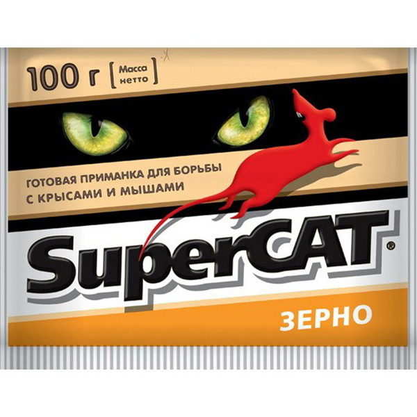

Средство от грызунов Август НК000063 Супер Кэт зерно 100 г