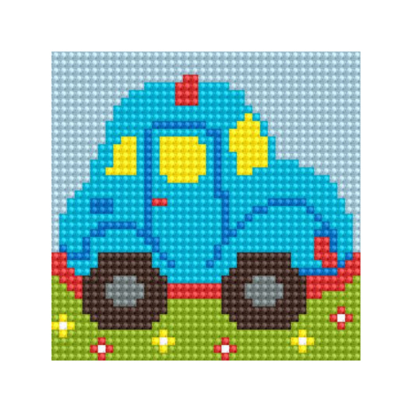 

Алмазная живопись АЛМАЗНОЕ ХОББИ Машинка, магнит Ah5216_10х10 10x10 см