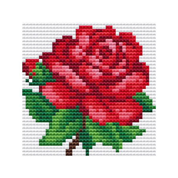 

Алмазная живопись АЛМАЗНОЕ ХОББИ Розочка, магнит Ah5295_10х10 10x10 см