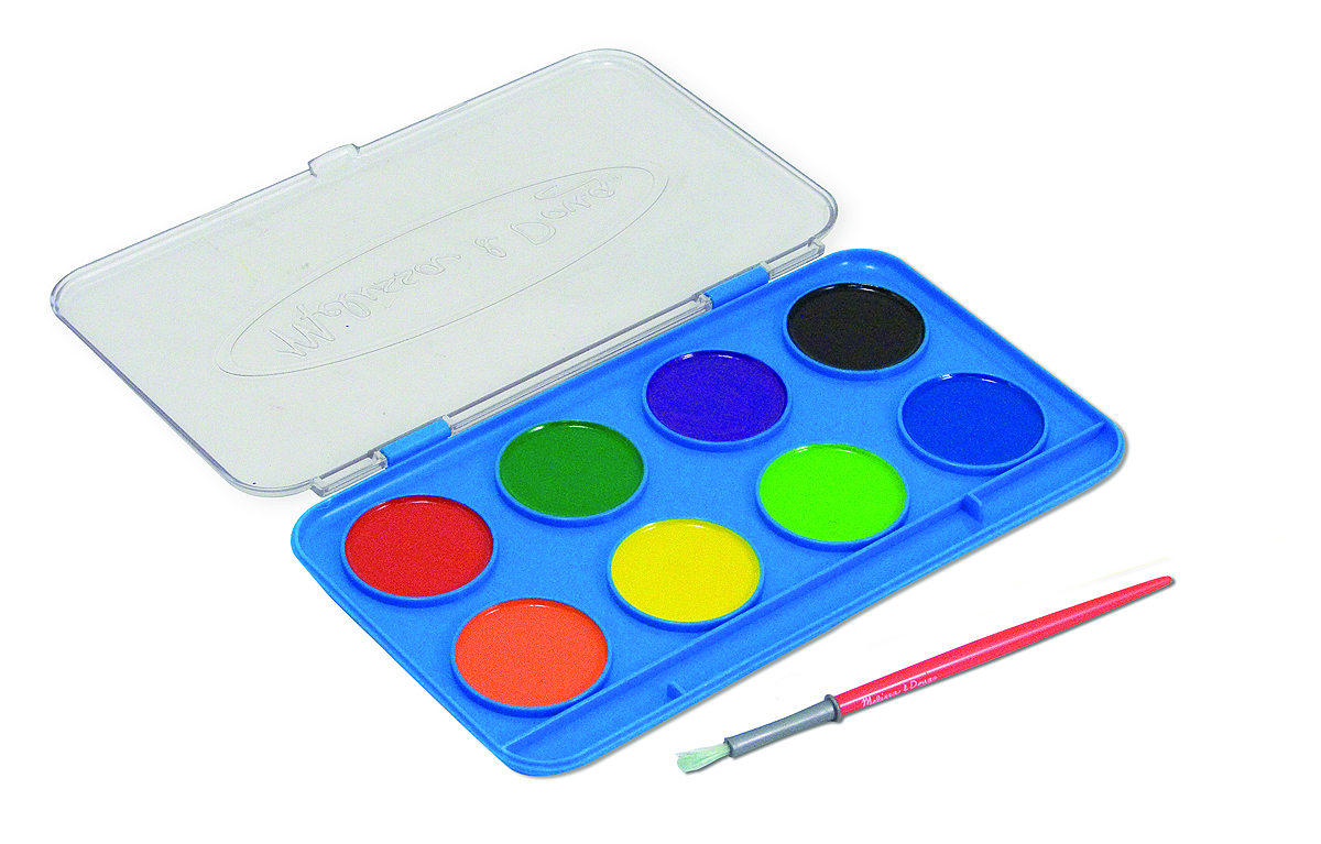

Краски с кисточкой Melissa & Doug, Краски с кисточкой
