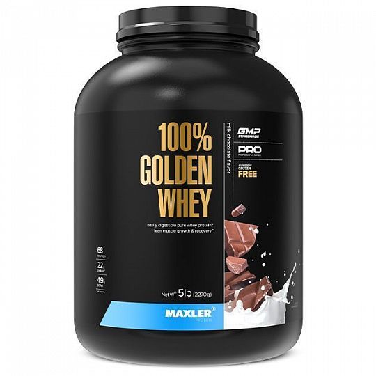 

Протеин Maxler 100% Golden Whey, 2270 г, milk chocolate, 100% Golden Whey