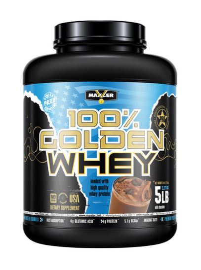 фото Протеин maxler 100% golden whey, 2270 г, milk chocolate