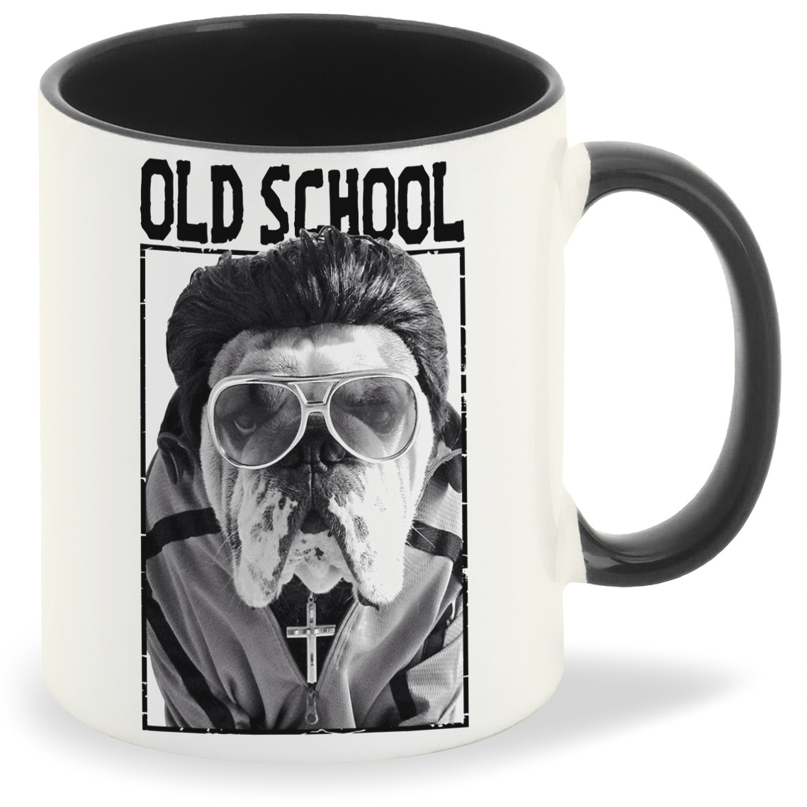 

Кружка CoolPodarok Old scool Бульдог, Old scool Бульдог