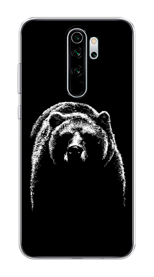 

Чехол Homey на Xiaomi Redmi Note 8 Pro "Медведь в ночи", Белый;черный, 36650-1