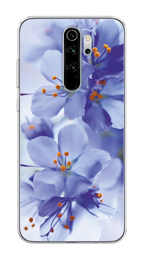 

Чехол Homey на Xiaomi Redmi Note 8 Pro "Фиолетовые цветки", Фиолетовый;синий, 36650-1