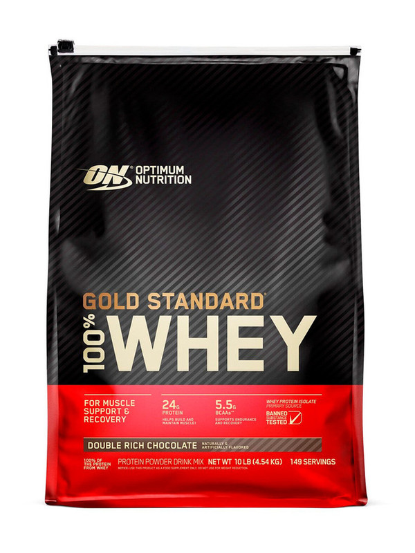 

Протеин Optimum Nutrition 100% Whey Gold Standard, 4540 г, double rich chocolate, 100% Whey Gold Standard