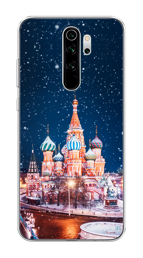 

Чехол Homey на Xiaomi Redmi Note 8 Pro "Москва 1", Коричневый;синий;белый, 36650-1