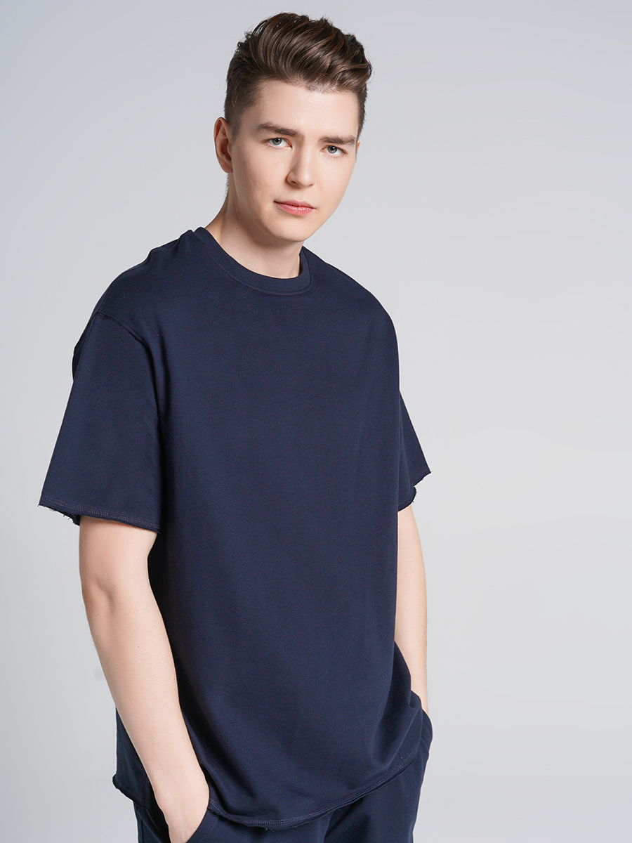 

Футболка мужская ТВОЕ 88678 синяя XXL, 88678