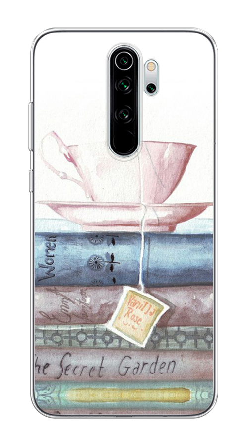 

Чехол Homey на Xiaomi Redmi Note 8 Pro "Книжное чаепитие", Желтый;розовый;белый, 36650-1