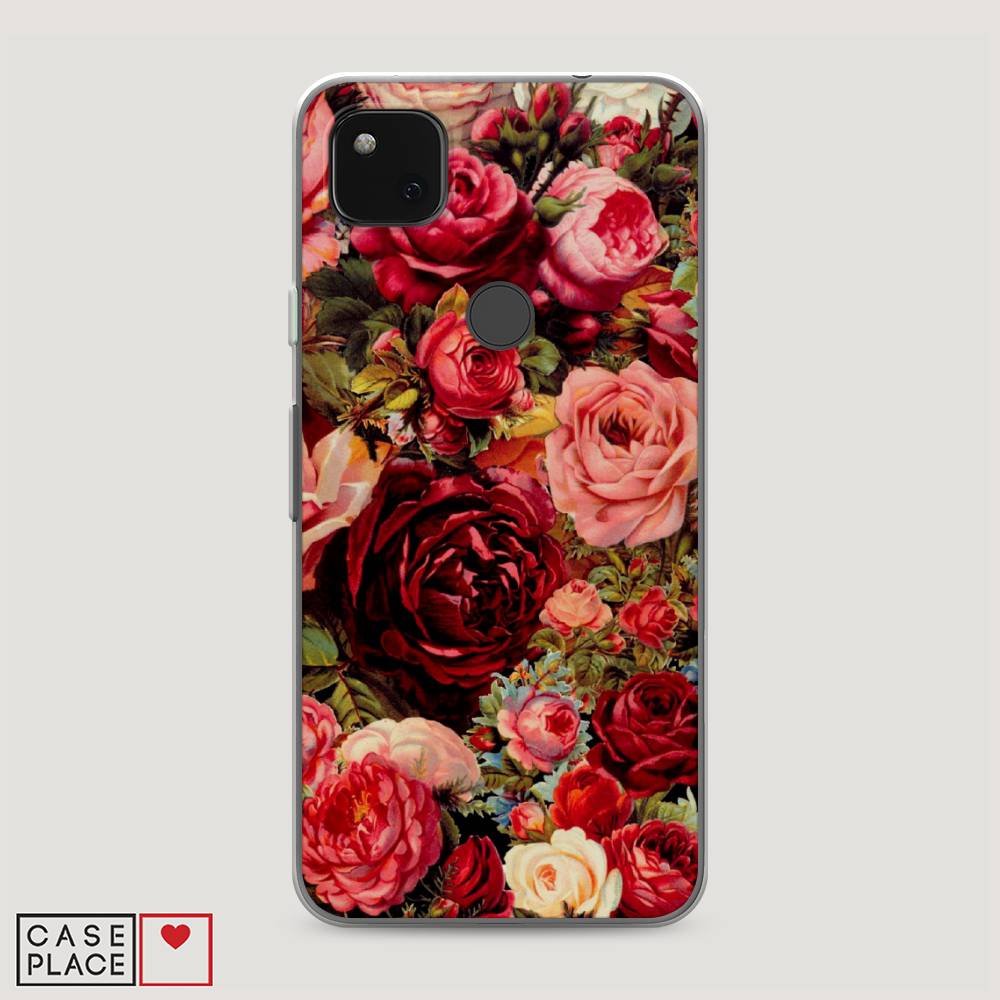 

Чехол Awog "Розы винтажные" для Google Pixel 4A, 270650-8