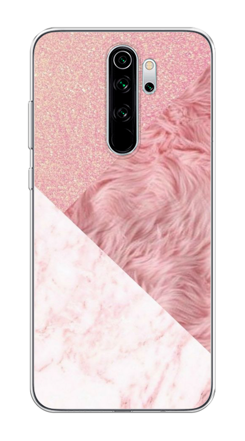 

Чехол Homey на Xiaomi Redmi Note 8 Pro "Текстурные треугольники", Розовый;белый, 36650-1