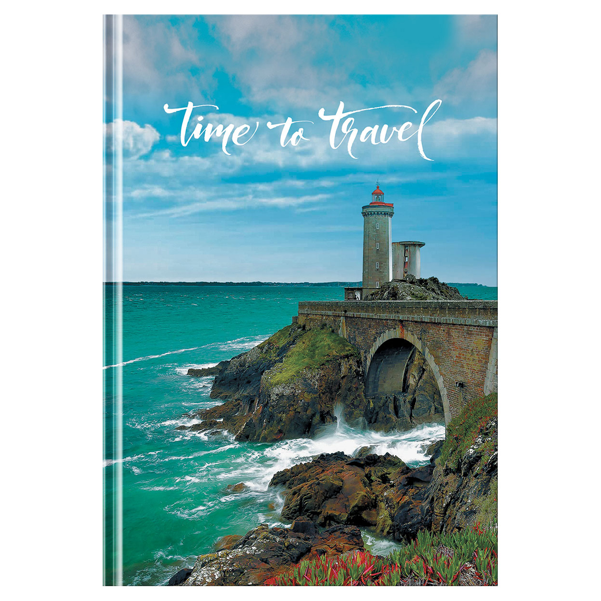 

Ежедневник недатированный BG Time to travel , А5, 136л., 7БЦ глянцевая ламинация