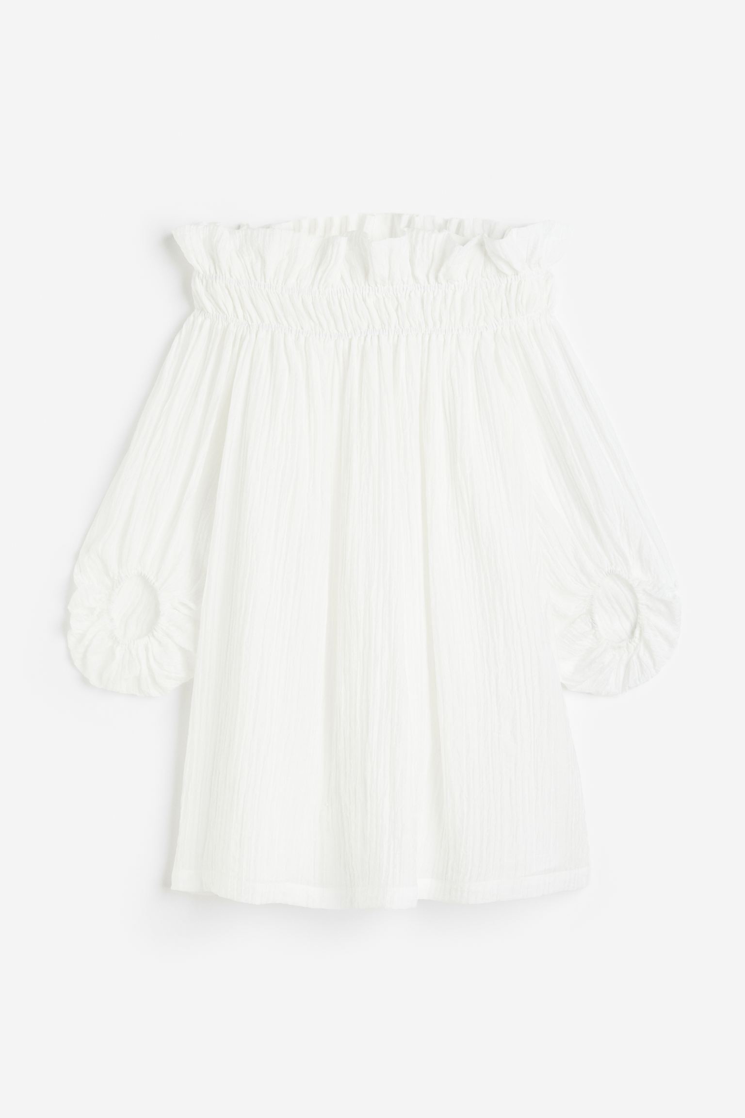 

Платье женское H&M 1186515001 белое L, Белый, 1186515001