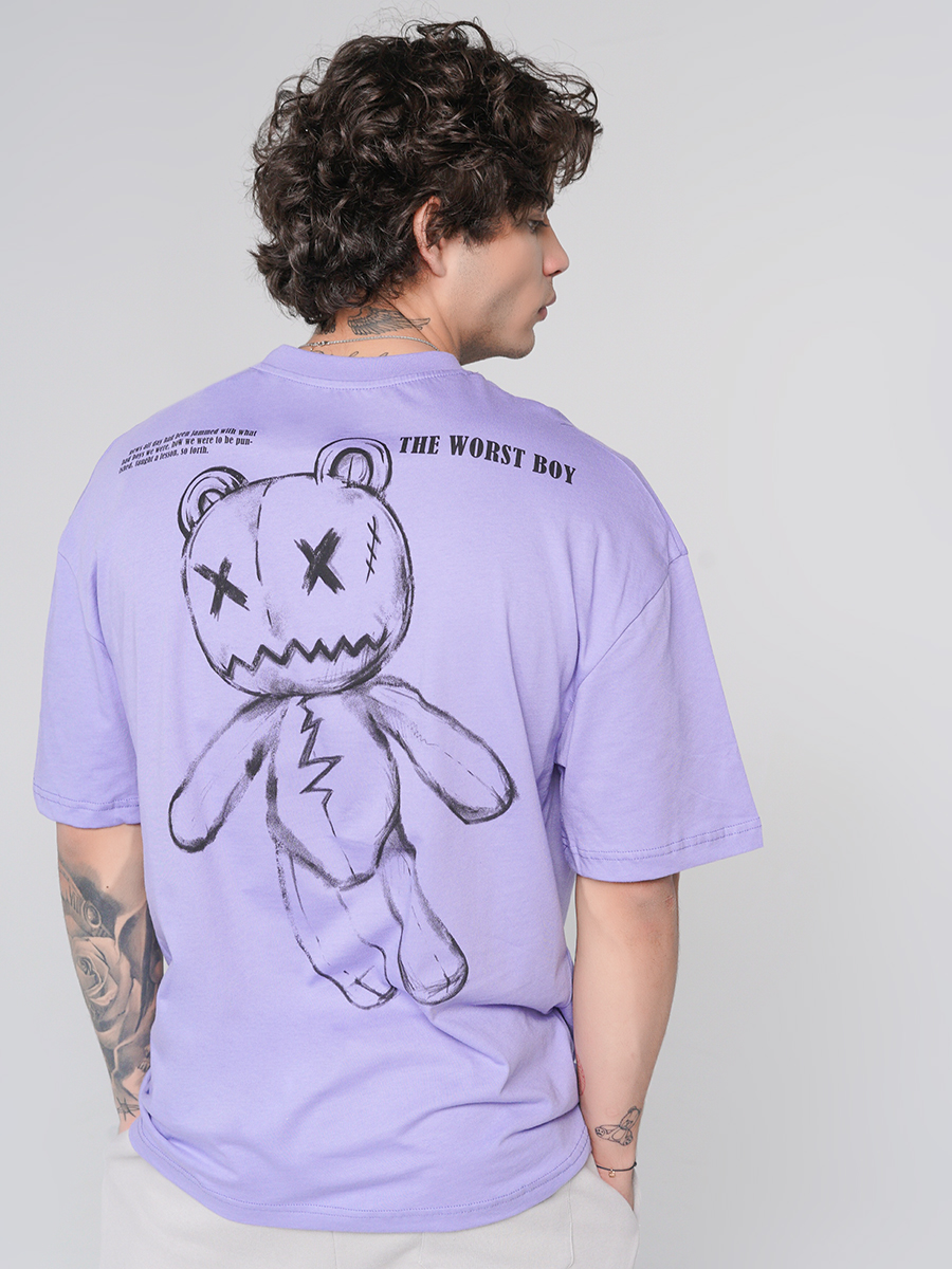 

Футболка мужская ТВОЕ 88003 фиолетовая S, 88003