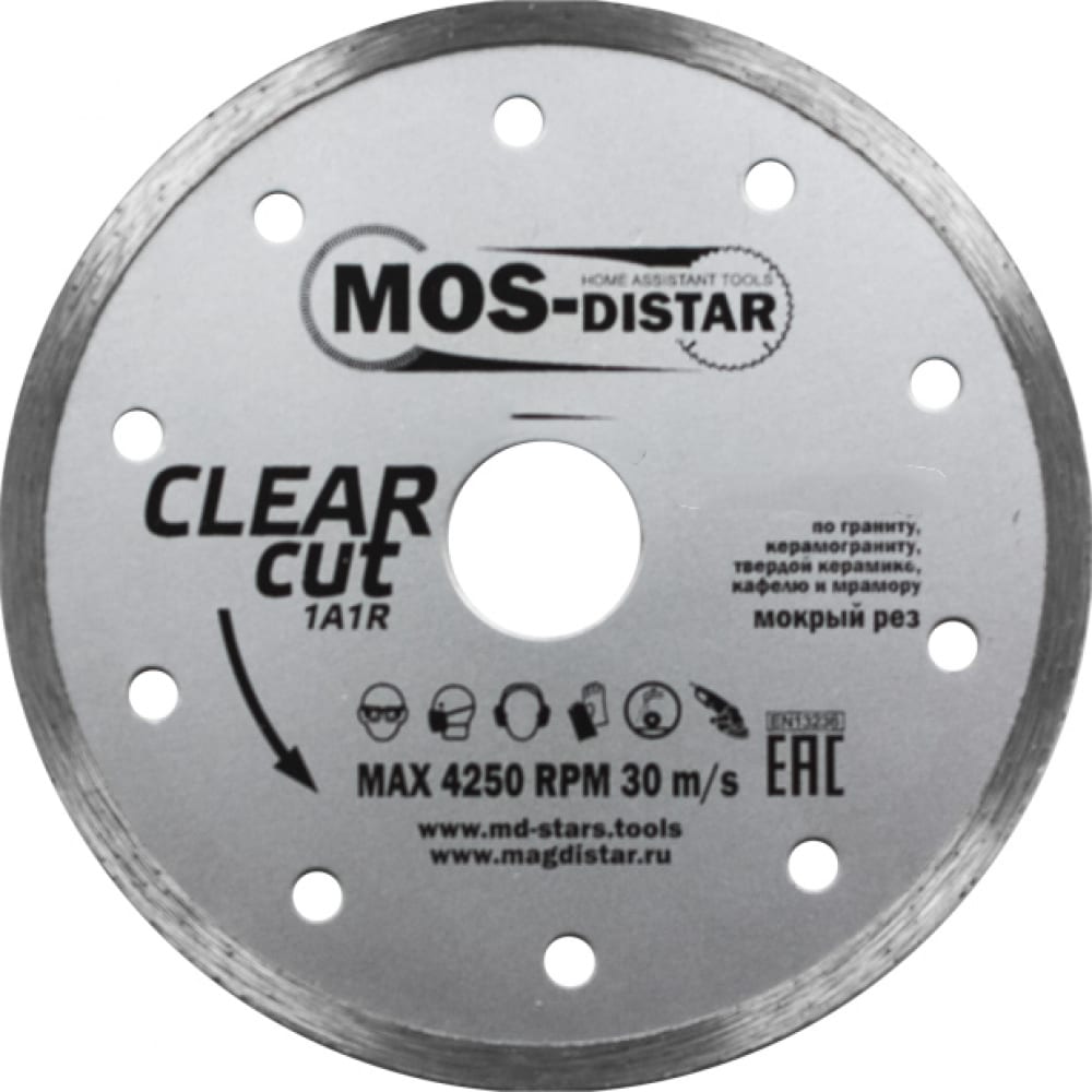 

МОS-DISTAR Круг алмазный 1A1R Clear Cut Чистый рез 115х1,6х5х22,23 CC5MD11522