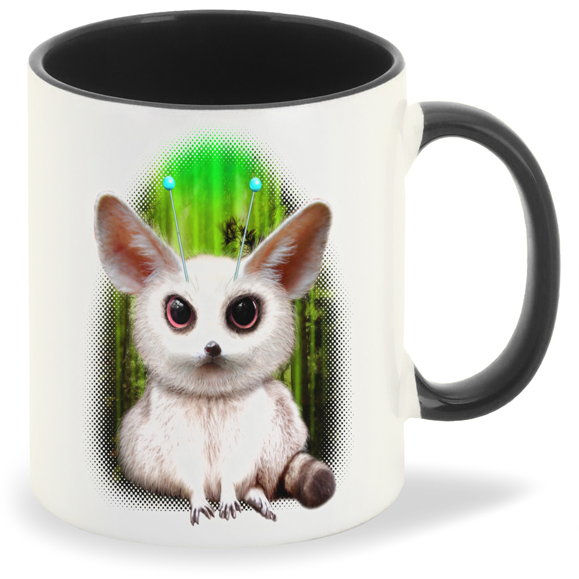 

Кружка CoolPodarok Животные Маленький лямур, Животные Маленький лямур