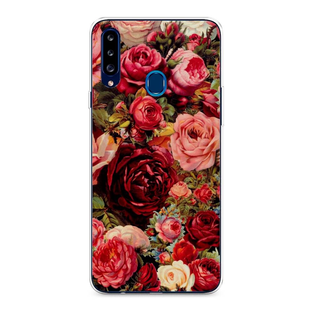 

Чехол Awog на Samsung Galaxy A20s / Самсунг A20s "Розы винтажные", 2100850-8