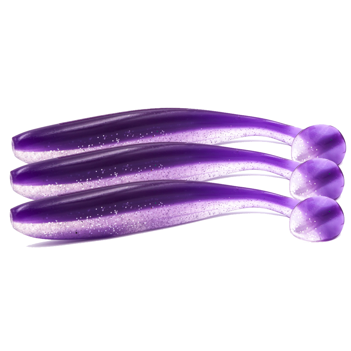 

Силиконовая приманка Diamond EASY SHINER 6.5" #SA022 Strong Squid Scentll (3 шт), Фиолетовый, Diamond EASY SHINER